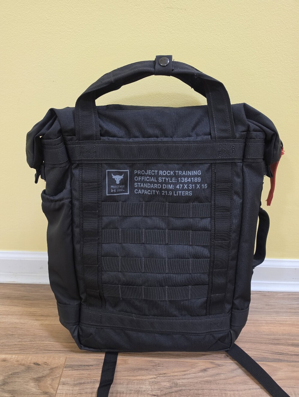 EUC UNDER ARMOUR Project Rock Box Duffle Backpack